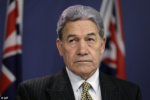 Foreign Minister Winston Peters, 79, criticized the federal government's new direction 110, which aims to make it easier to deport criminal migrants to their countries of origin