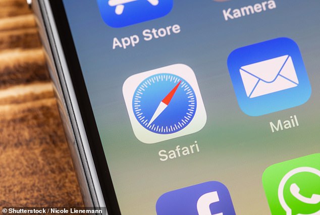 Apple users have reported that the Safari browser on iPhone and Mac quit unexpectedly and crashes 'randomly' (file photo)