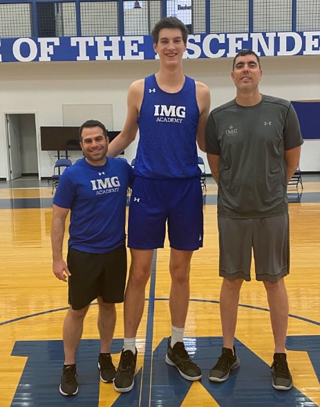 Rioux, the tallest teenager in the world, will likely sit out his first college basketball season