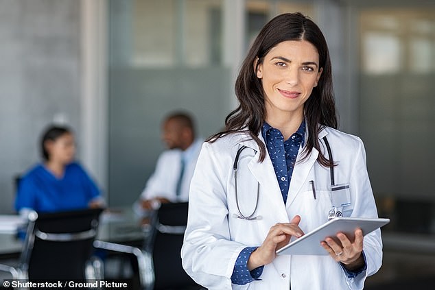 About 49 percent of qualified doctors in Britain were women last year and the profession is likely to become majority female soon (file image)