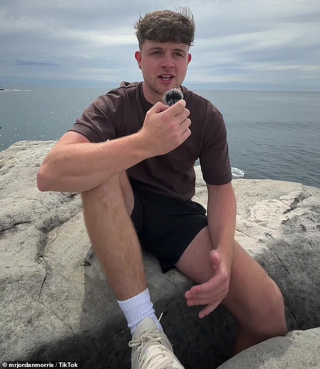 Jordan Morris (pictured) from Northern Ireland admits he and his friends 'underestimated' how difficult it would be to find accommodation and work in Sydney