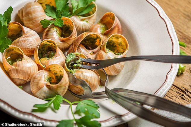 Although snails are considered 'a novelty' in France, Didier says they should be 'cooked in garlic butter, parsley or thyme' if tourists want to try them