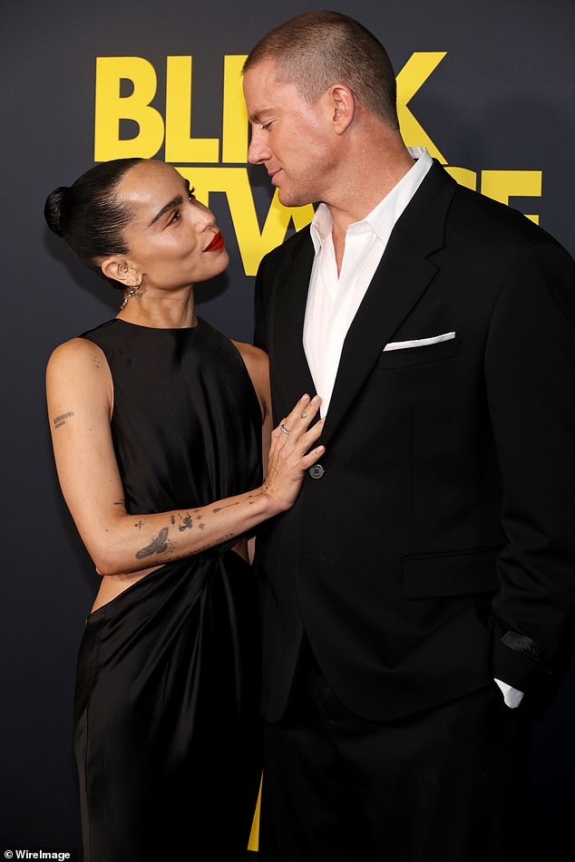 Zoë Kravitz and Channing Tatum have been in contact since they split earlier this week. Pictured here in August 2024