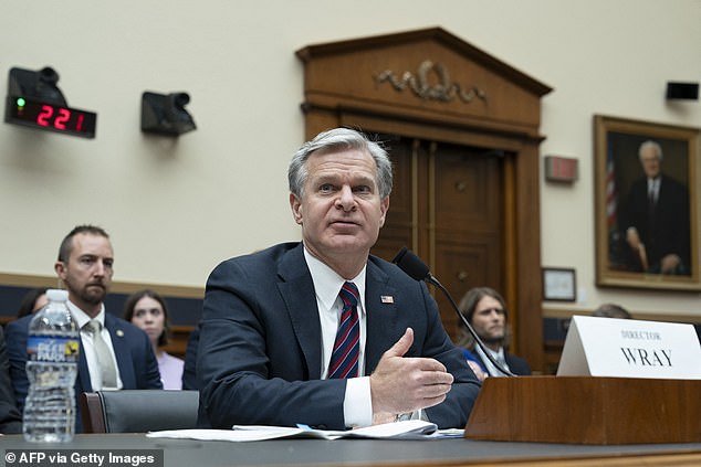 FBI Director Chris Wray was nominated and confirmed by Trump in 2017 for an unexpired 10-year term