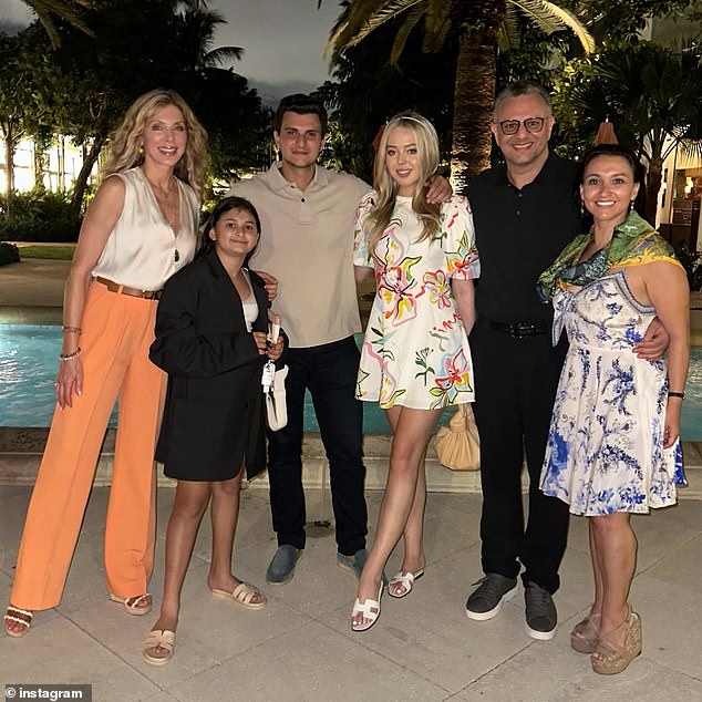 MARLA MAPPLES, MICHAEL BOULOS, TIFFANY TRUMP, MICHAEL BOULOS PARENTS SARAH BOULOS AND DR. Massad Boulos