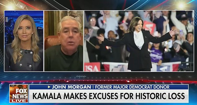 Morgan added that Harris should never have run for president, mocked her for trying to imitate President Barack Obama and told her to 