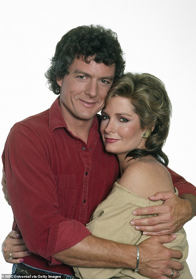 Northrop was in over 1000 episodes on Days Of Our Lives; pictured with co-star Deirdre Hall