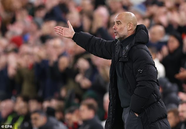 Man City manager Pep Guardiola now has six defeats to his name in his last seven games