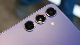 Samsung Galaxy S24 Plus hands-on camera close-up