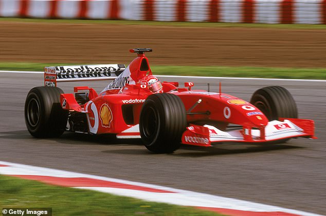 A highlight is the red Ferrari that Michael Schumacher (photo) drove to the F1 world title in 2002