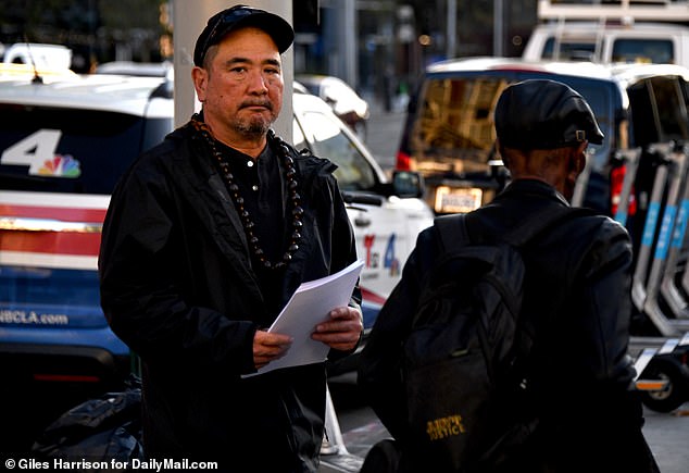 Her sister, Sydni, responded to the claims, saying she exposed herself after the death of their father, Ryan Kobayashi (pictured)