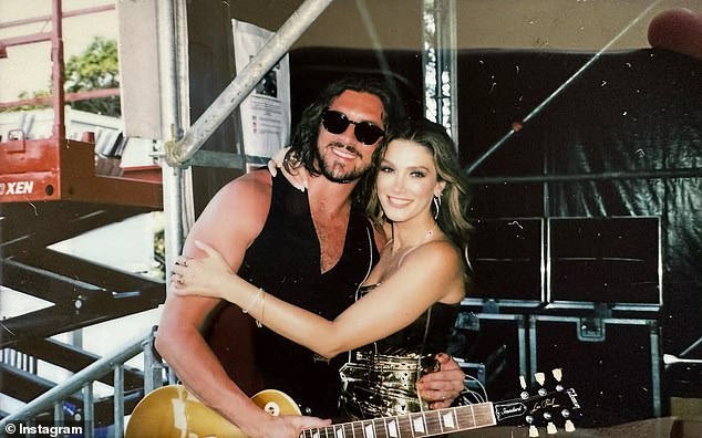 The singer, who rose to fame as Australia's darling in her teens, recently announced her new record label which she shares with fiancé Matt Copley (both pictured)