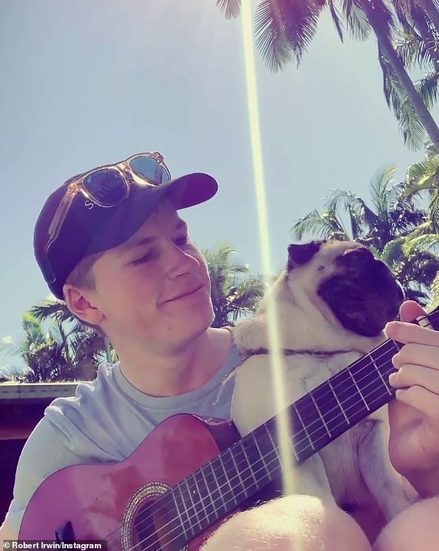 During the pandemic, he uploaded a sweet video of himself serenading his pug Stella with Johnny Cash's song Ghost Riders In The Sky