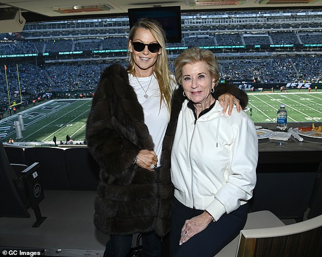 Suzanne was seen with former politician and wrestler Linda McMahon