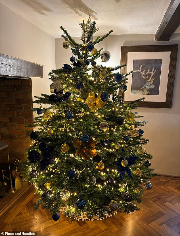 For a royal Christmas tree, nothing compares to the grandeur of a real tree