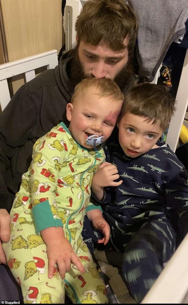 Mr. Seddon was the beloved father of two young boys, Jax (left) and Mason (right)