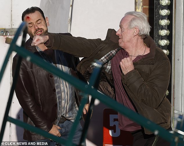 Gruesome fight scenes showed Ned throwing a real punch at Danny