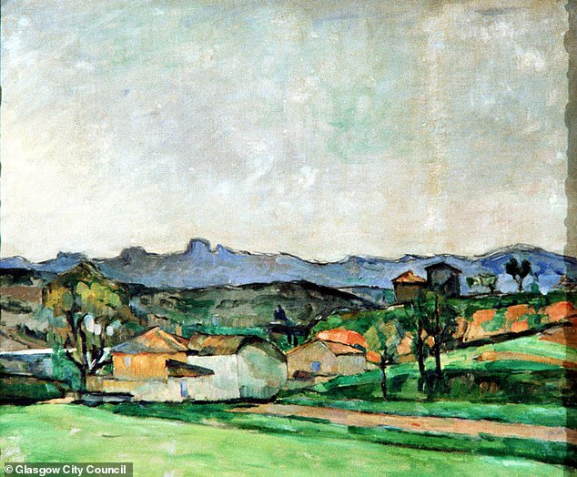 French Master: La Chaine De E'toile Avec Le Pilon Du Roi by Cezanne, exhibited in Glasgow and possibly looted by Nazis. More Cezannes are among the masterpieces believed to be hidden in rooms beneath Germany