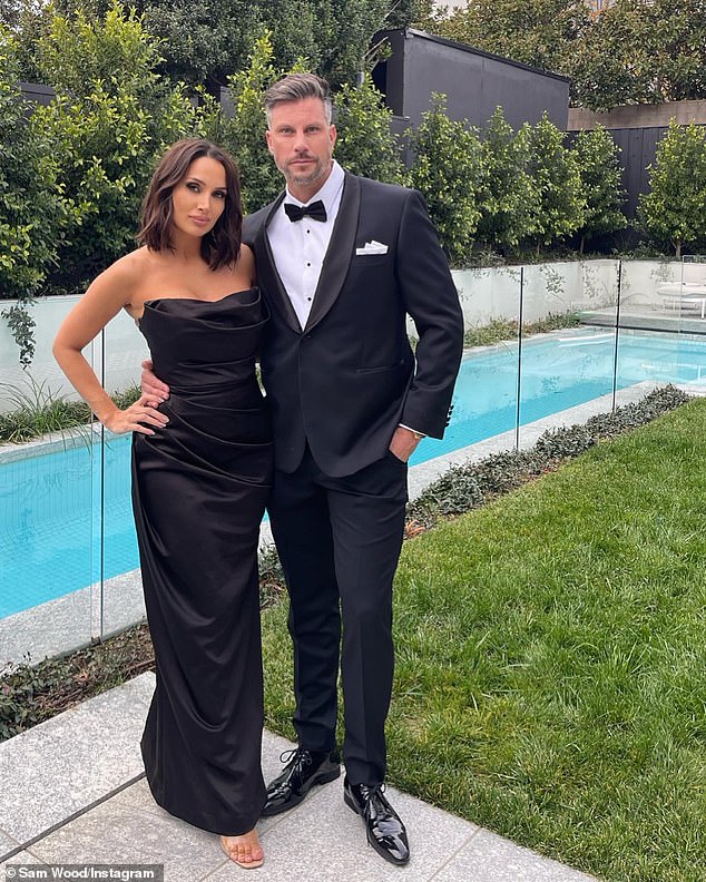 The fitness mogul is married to Snezana Wood (née Markoski), whom he met on the third season of The Bachelor in 2015. Both are pictured