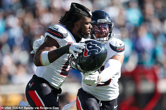 Al-Shaair sparked a furious fight between Jaguars and Texans players after a brutal tackle