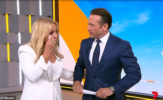 Monique Wright cried when Doran announced he would not return to Sunrise in 2025