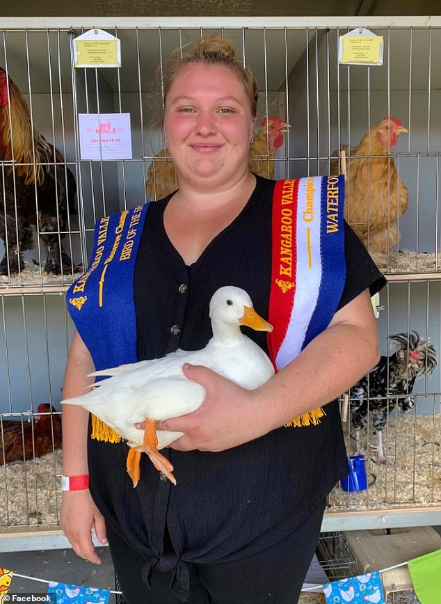 It is alleged the teenager, Isaac, came across the red Hyundai i30 of bird lover Johanna Martin, 21, (pictured) on a back road near Wilton, southwest of Sydney.