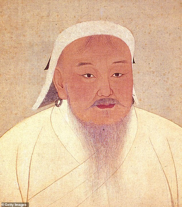 Genghis Khan (1162 to 1227 AD) was the brutal founder of the Mongol Empire, responsible for the deaths of approximately 40 million people