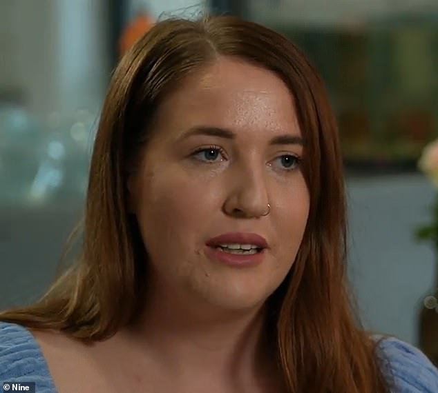 Another Brisbane mother, Eden (pictured), only slightly inhaled the sheets, but was found to have an inflamed heart and lungs from inhaling the smell of the sheets