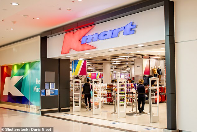 Kmart has announced it has launched a voluntary recall of the products and will offer customers full refunds even if they have not suffered any adverse effects (stock image)