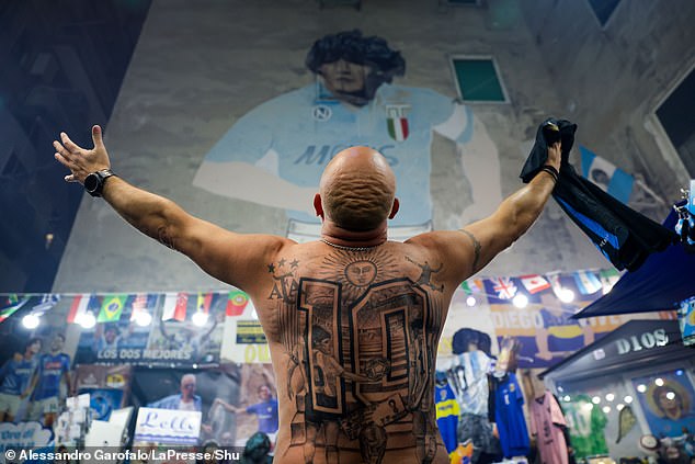 Maradona is treated like a god in Naples, and since then many cult heroes have felt the love too