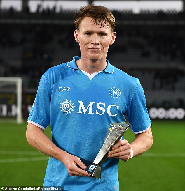 McTominay even managed to impress the supporters after the match with his knowledge of Italian