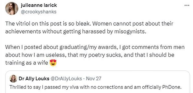 1733171914 844 Woman leaves the internet bitterly divided after sharing woke PhD