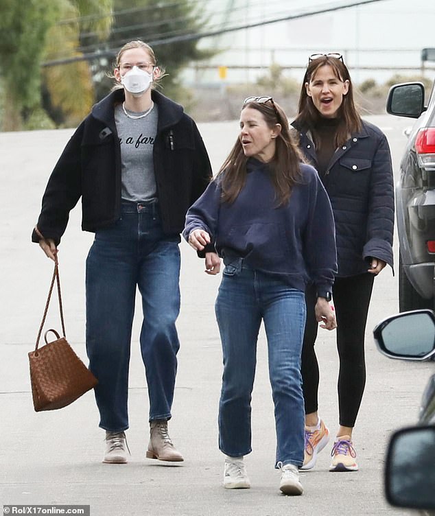 Garner looked elated as she spent quality time with her eldest, who is currently a student at Yale