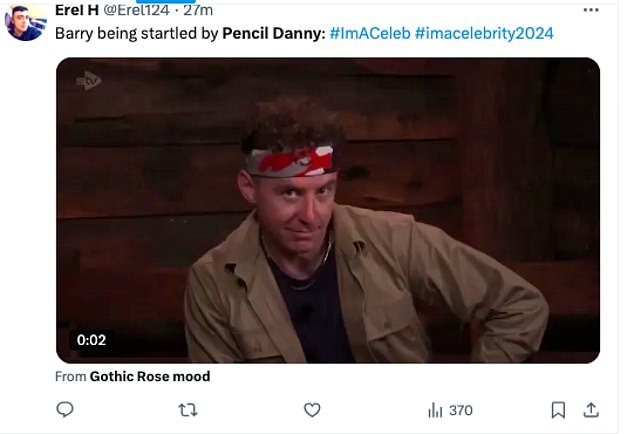 1733180678 165 Im A Celeb viewers brand Danny Jones dressed up in