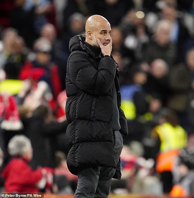 Pep Guardiola is under pressure as City have lost a total of six of their last seven games