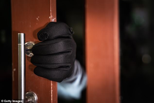 Ackerman Security said the first thing anyone should do if someone unexpectedly shows up at the door is to make sure it is locked (stock image)