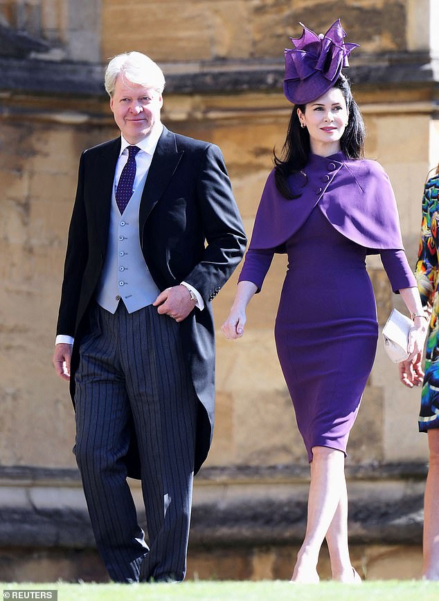 The Earl and Countess announced their divorce in June - with Karen, 52, leaving the Northamptonshire estate after 14 years (pictured in 2018)