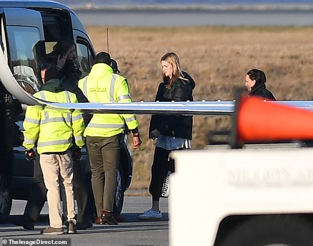 Sunday Rose and Keith Urban appeared to be traveling with the same friend who attended Billie Eilish's concert with her (pictured)