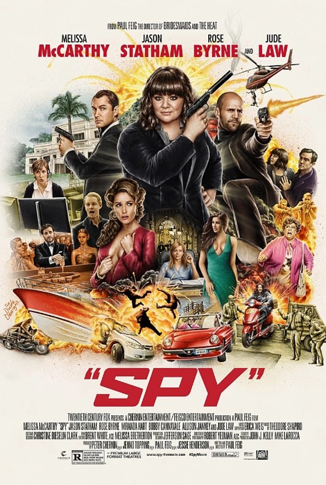 Nargis is a well-known Bollywood actress known in the US for her starring role in the 2015 film Spy (poster photo), starring Jude Law, Jason Statham and Melissa McCarthy