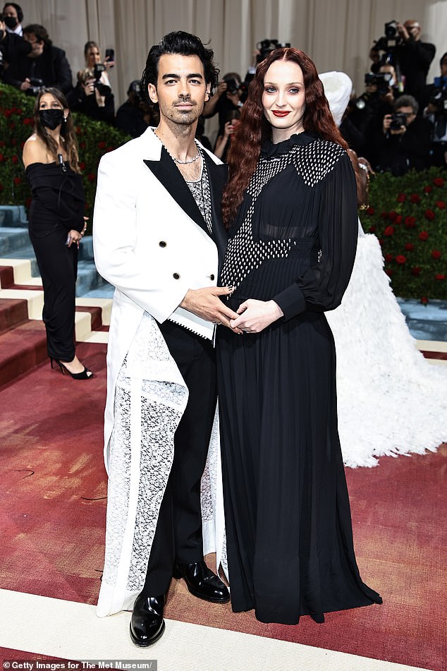 Joe and his ex-wife Sophie Turner, pictured here in May 2022, finalized their divorce in September this year