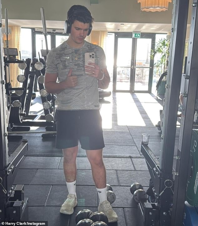 The Traitors winner also gave a glimpse into what his life has been like over the past few months as he shared several selfies in the gym.