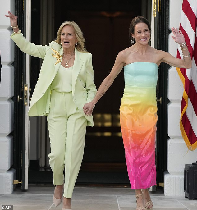 In a 2023 interview with Elle, Ashley (pictured with First Lady Jill Biden in June 2024) explained how she envisioned the space as a 