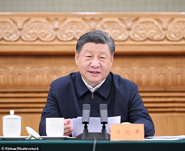 Chinese President Xi Jinping. Mr Horne will warn that 'China remains a highly sophisticated cyber player, with an increasing ambition to project its influence beyond its borders'