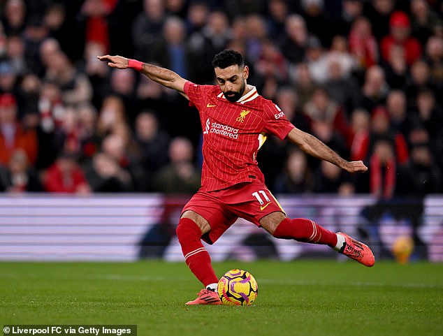 Salah scored a penalty against Man City on Sunday to remind Arne Slot of his importance