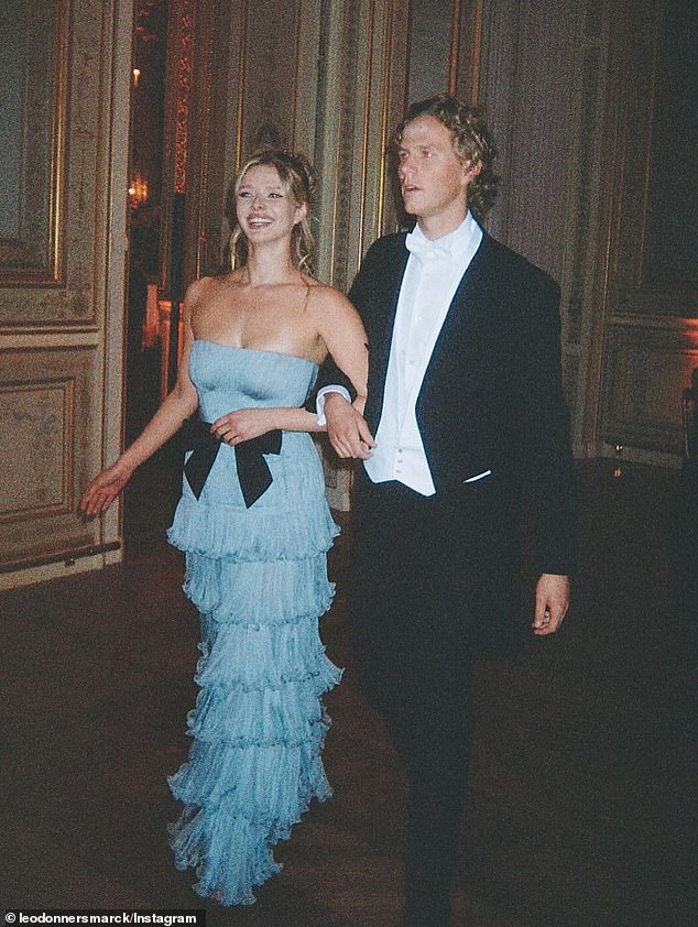 Martin was accompanied to the glittering event by Count Leo Cosima Henckel von Donnersmarck, who featured in the 'eye-roll' video. However, the source said the two have a good relationship