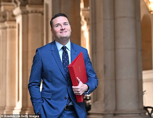 Health Secretary Wes Streeting said: 'Obesity is robbing our children of the best possible start in life, setting them up for a lifetime of health problems and costing the NHS billions.'