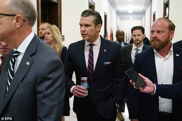 Hegseth also joked to a former Fox News colleague who asked about his previous comments claiming that women in the military should not serve in combat roles.