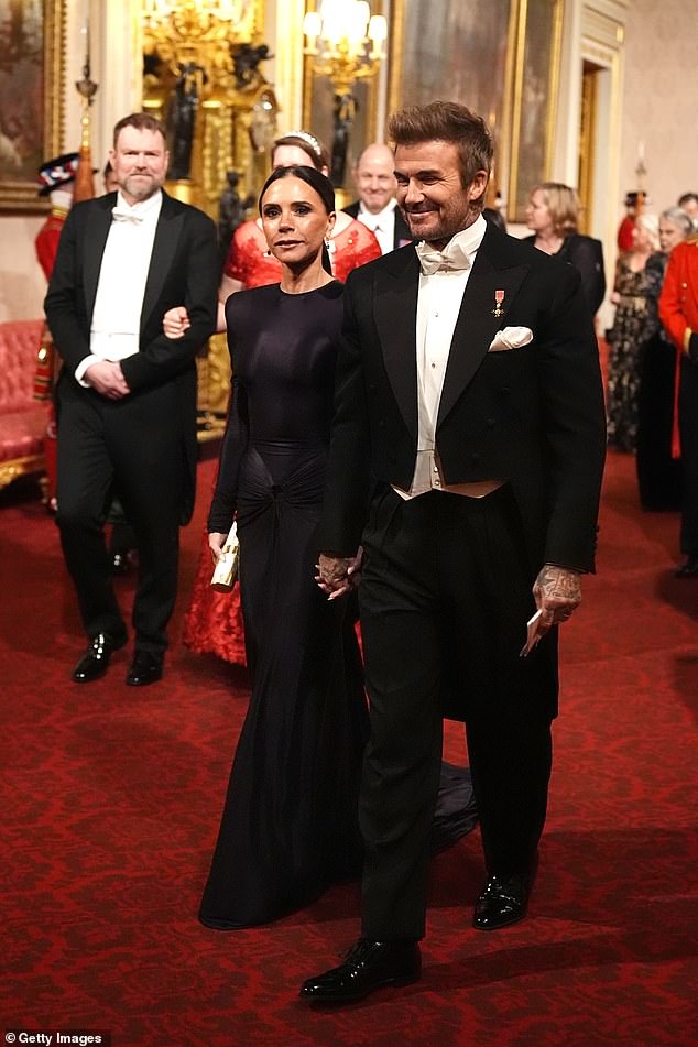 King Charles and Queen Camilla host a lavish reception for the Emir of Qatar, Sheikh Tamim bin Hamad Al Thani and the first of his three wives, Sheikha Jawaher, who are in the country on a two-day state visit