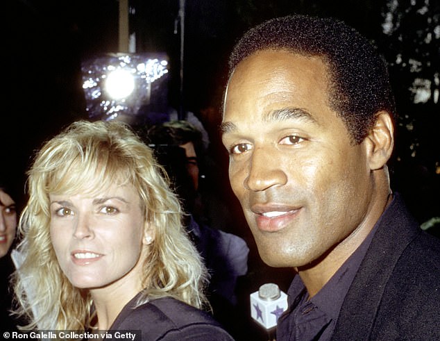 The infamous double murder suspect was acquitted of charges that he murdered Simpson, his ex-wife, seen here with Simpson