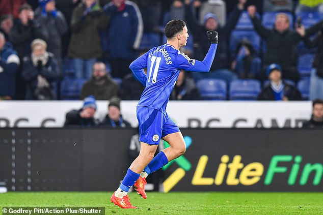 Bilal El Khannous doubled Leicester's lead just a minute after West Ham's goal was disallowed